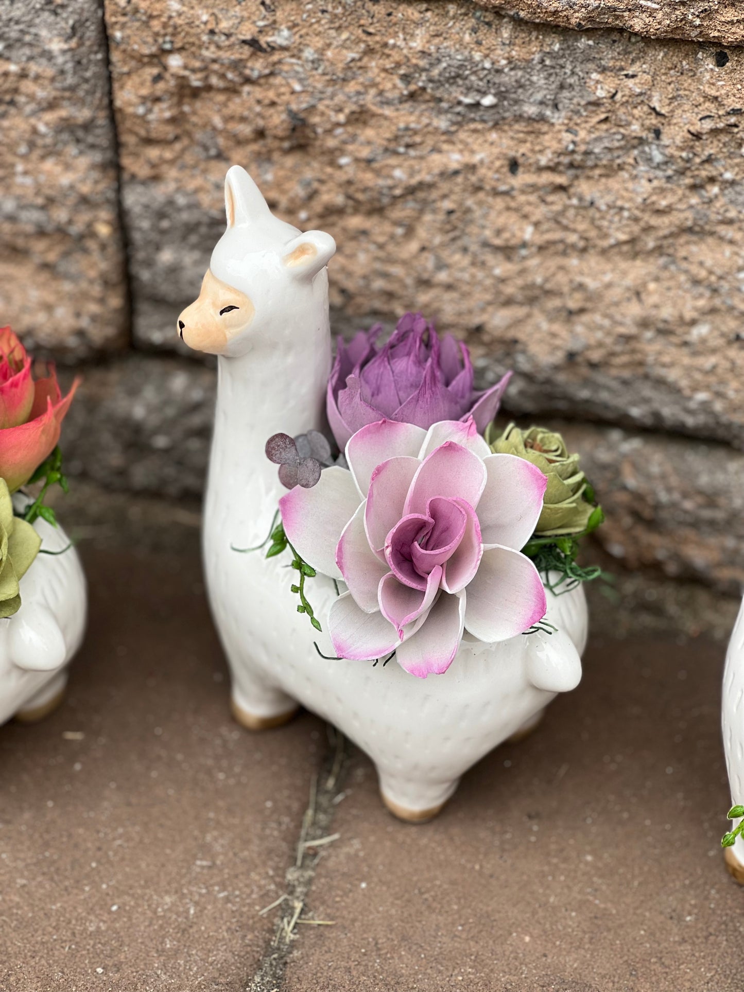 Succulent Llama Planter