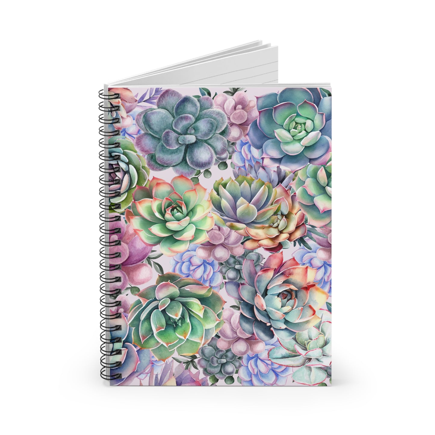 Succulent Lover Spiral Notebook - Ruled Line