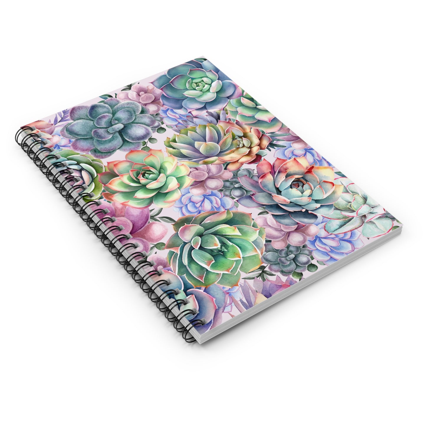 Succulent Lover Spiral Notebook - Ruled Line