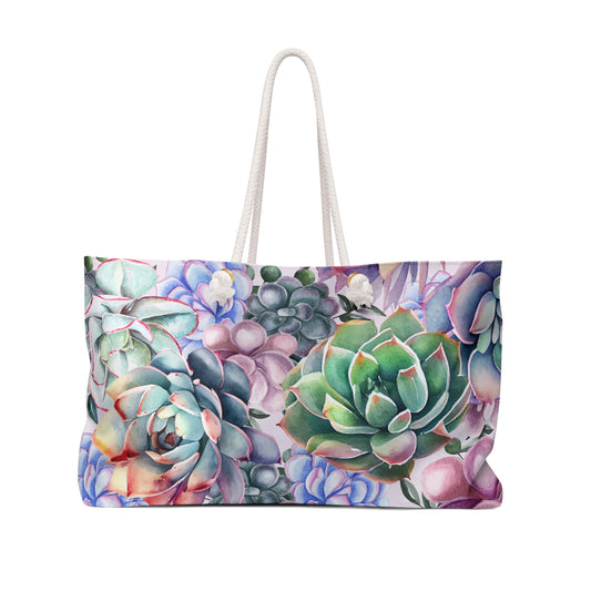 Succulent Lover Weekender Bag