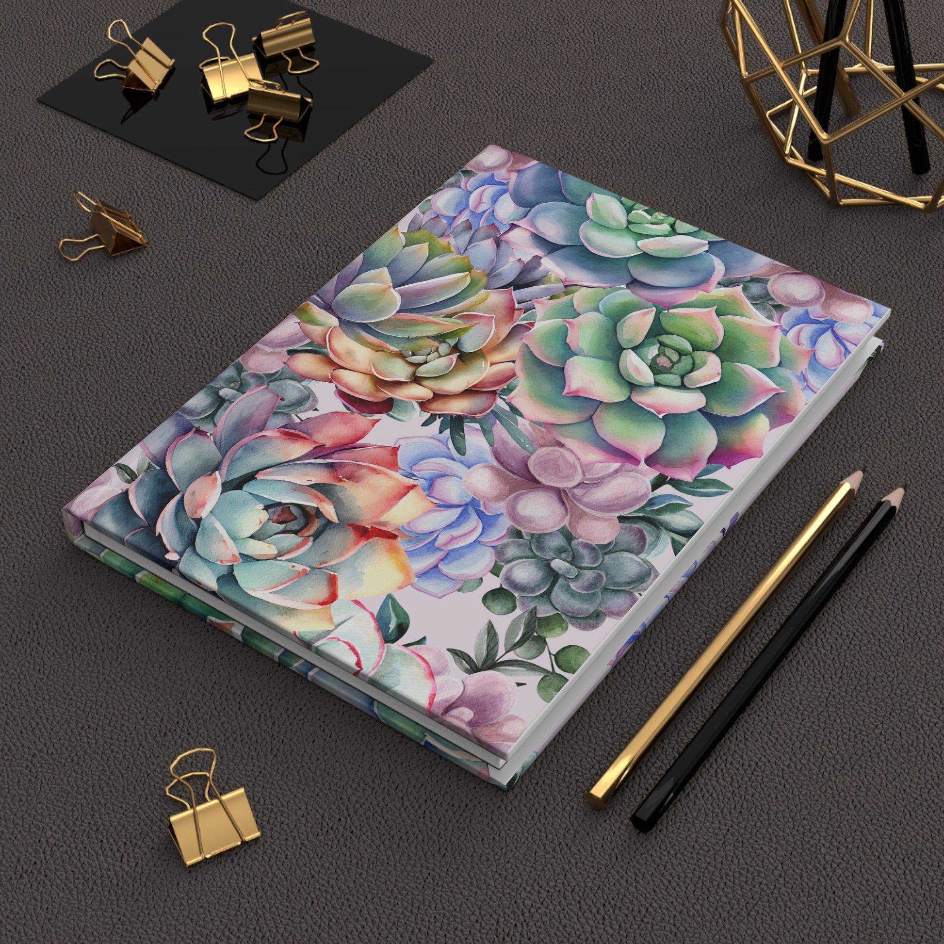 succulent notebook Succulent Lover Hardcover Journal – Little Miss Delilah