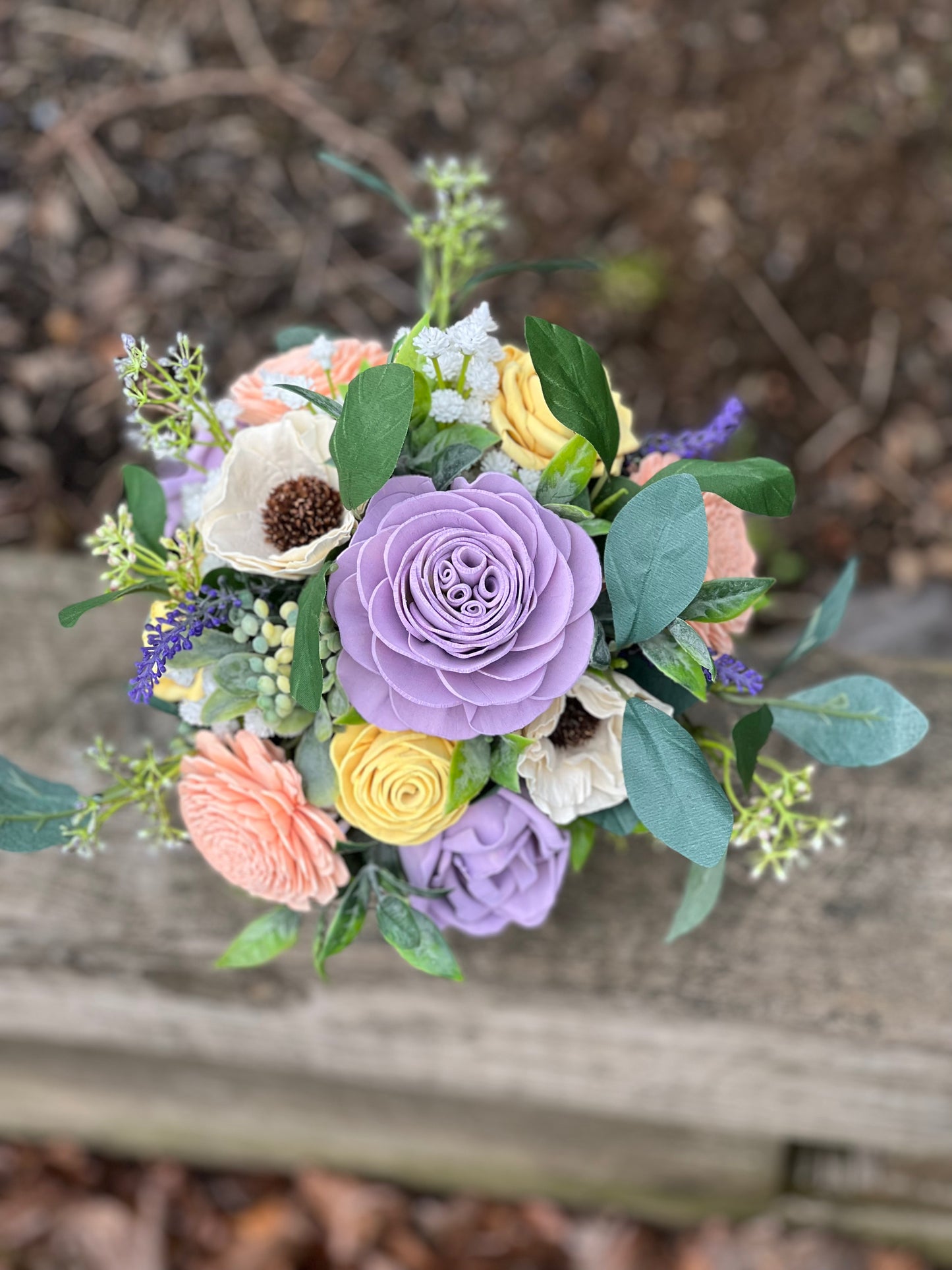 Spring Meadow Mason Jar Bouquet