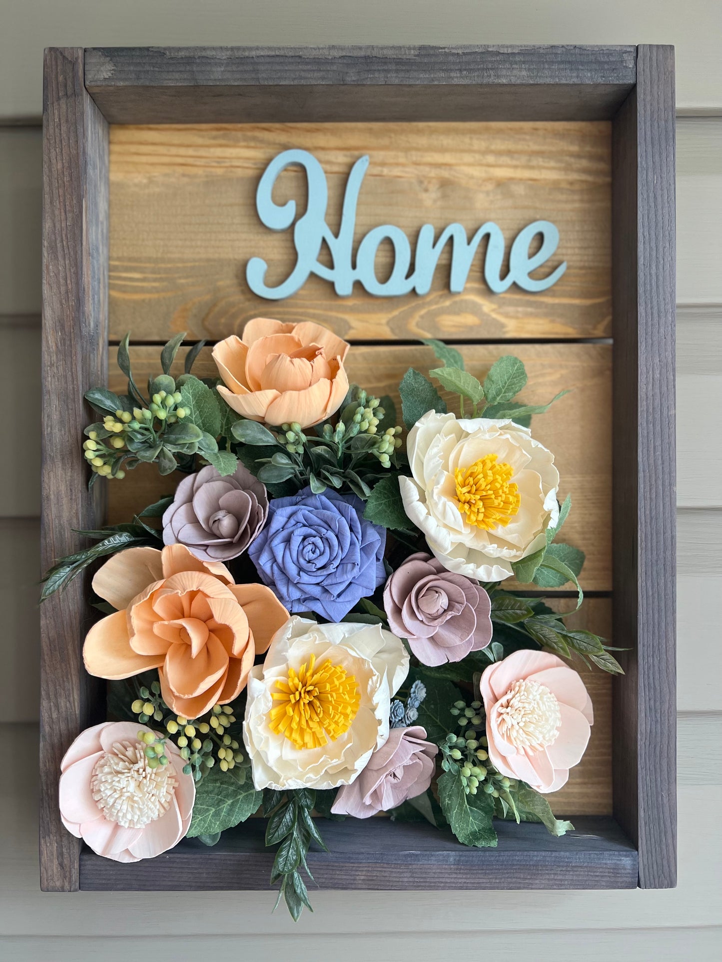 Spring Floral Home Sign